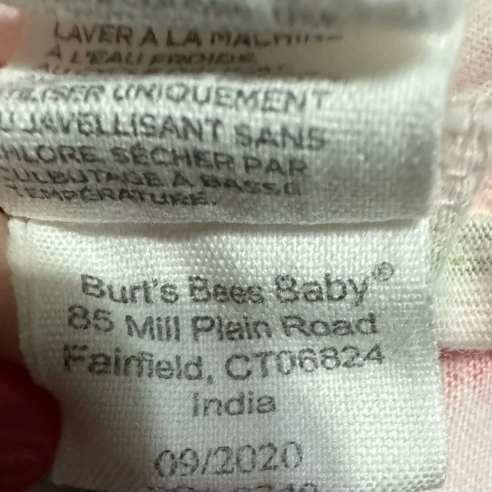BABY/Toddler BURT’S BEES BABY ROMPER - Picture 9 of 9
